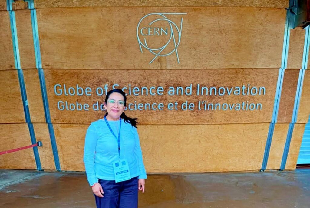 Investigadora de la FCEA-UATx destaca en programa internacional del CERN en Suiza