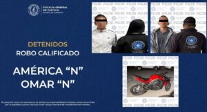 Policía de Investigación de Tlaxcala aprehende a mujer y a un hombre por robo calificado