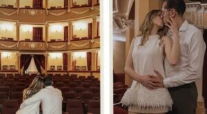 Funcionario de Tlaxcala usa Teatro Xicohténcatl para romántica sesión fotográfica con su prometida; cuestionan autorización de Secretaría de Cultura