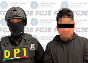 Aprehende FGJE en el Estado de México a hombre por homicidio calificado