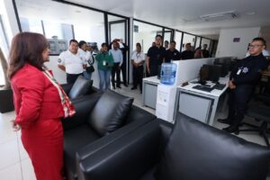 Supervisa Lorena Cuéllar operación de la nueva sede de la SSC