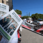Marchan trabajadores del IMSS en Tlaxcala; exigen mejores condiciones laborales y respeto a su libertad de expresión